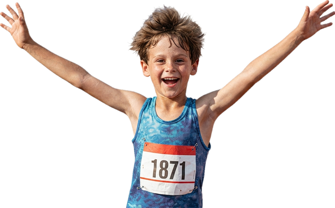 Kid with arms open